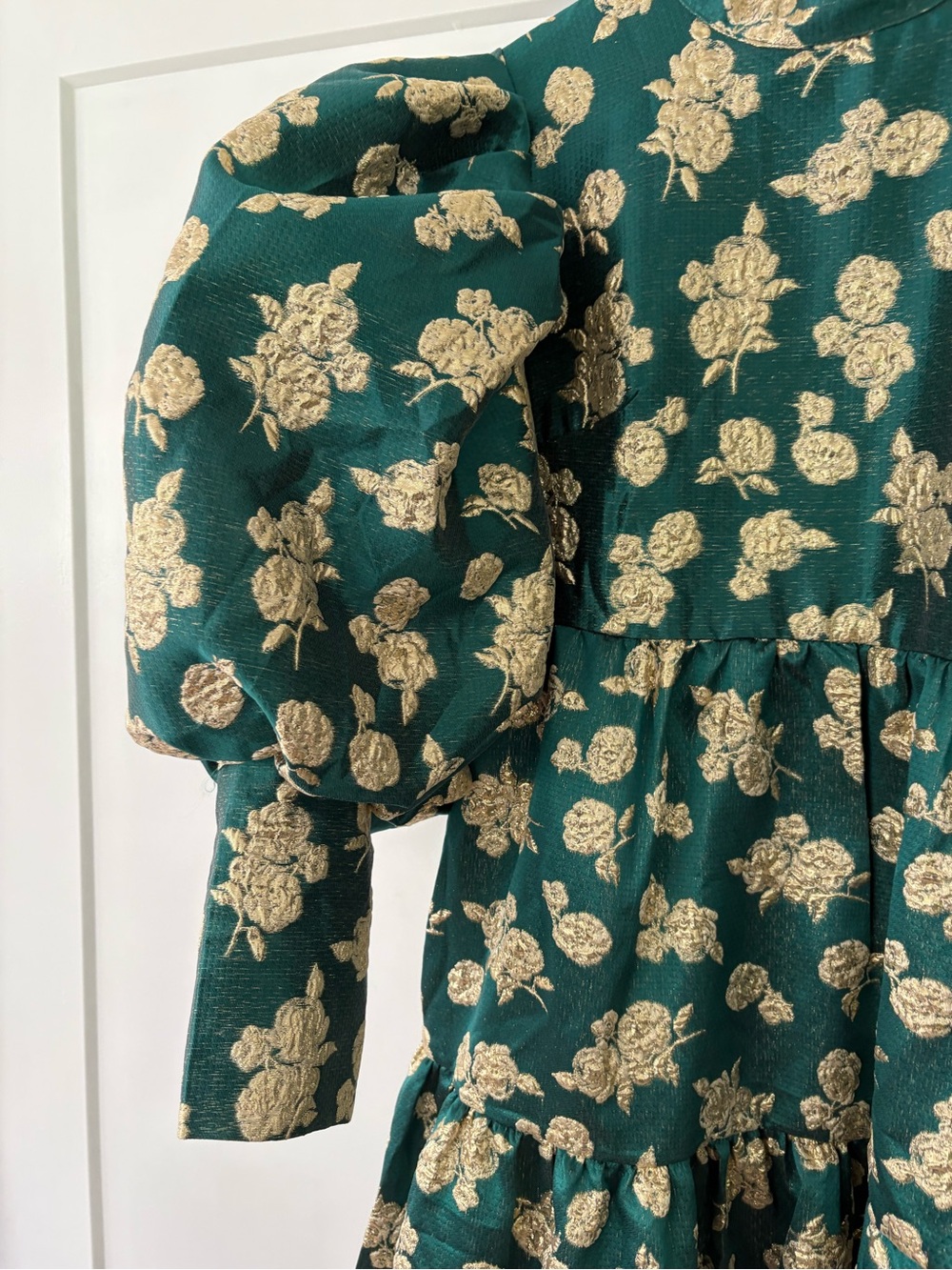 Dream Sister Jane Jacquard Bubble Sleeve Dress - Picture 7 of 12
